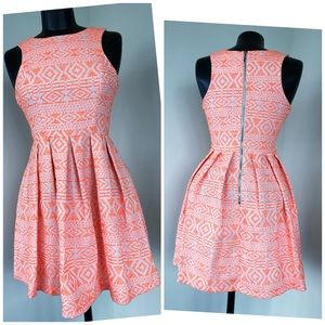 Adorable Jacquard Knit Dress
